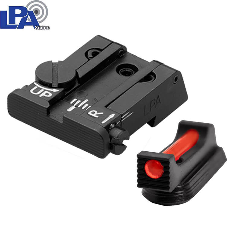 CZ P-10 verstellbares Visierungsset mit Fiberoptik | LPA