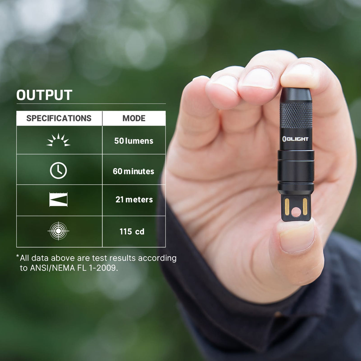 Olight imini 2 | mini lampe porte-clés rechargeable | 50 lm