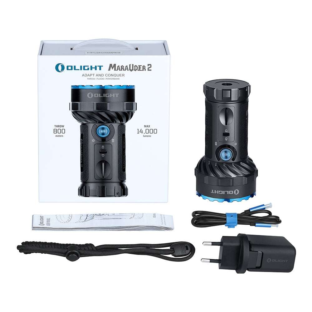 Olight Marauder 2 | lampe rechargeable ultra puissante | 14.000 lm
