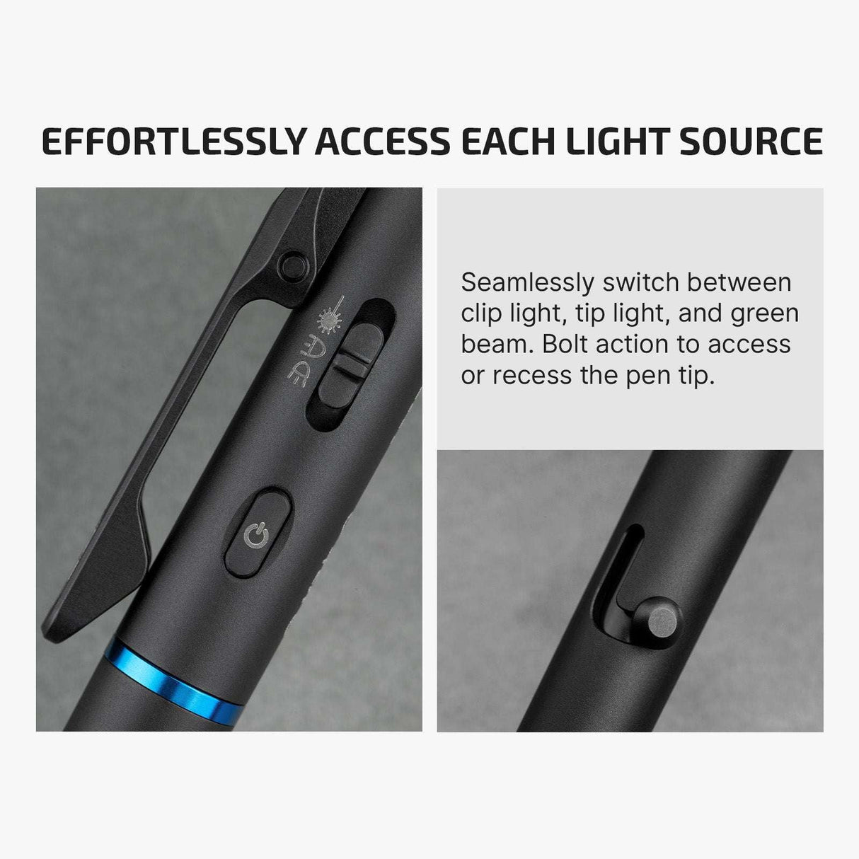 Olight O'Pen 3 | multifunktionale Stiftlampe | 120 lm + grüner Laser