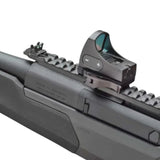 QD rail Picatinny montage point rouge | Leupold Delta Point Pro empreinte Contessa