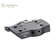 QD rail Picatinny montage point rouge | Leupold Delta Point Pro empreinte Contessa