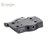 QD rail Picatinny montage point rouge | Leupold Delta Point Pro empreinte Contessa