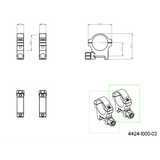 30mm Zielfernrohrmontageringe | Picatinny-Schiene mit Schraubmutter JK-N