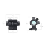 Vector Optics Nautilus 1x30 Lunette Double Réticule viseur point rouge Vector Optics